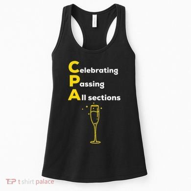 Cpa Celebrating Passing Test New Accountant Gift Women's Tank Top