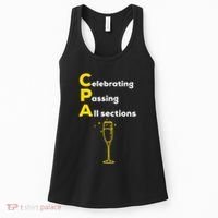 Cpa Celebrating Passing Test New Accountant Gift Women's Tank Top thumb 0