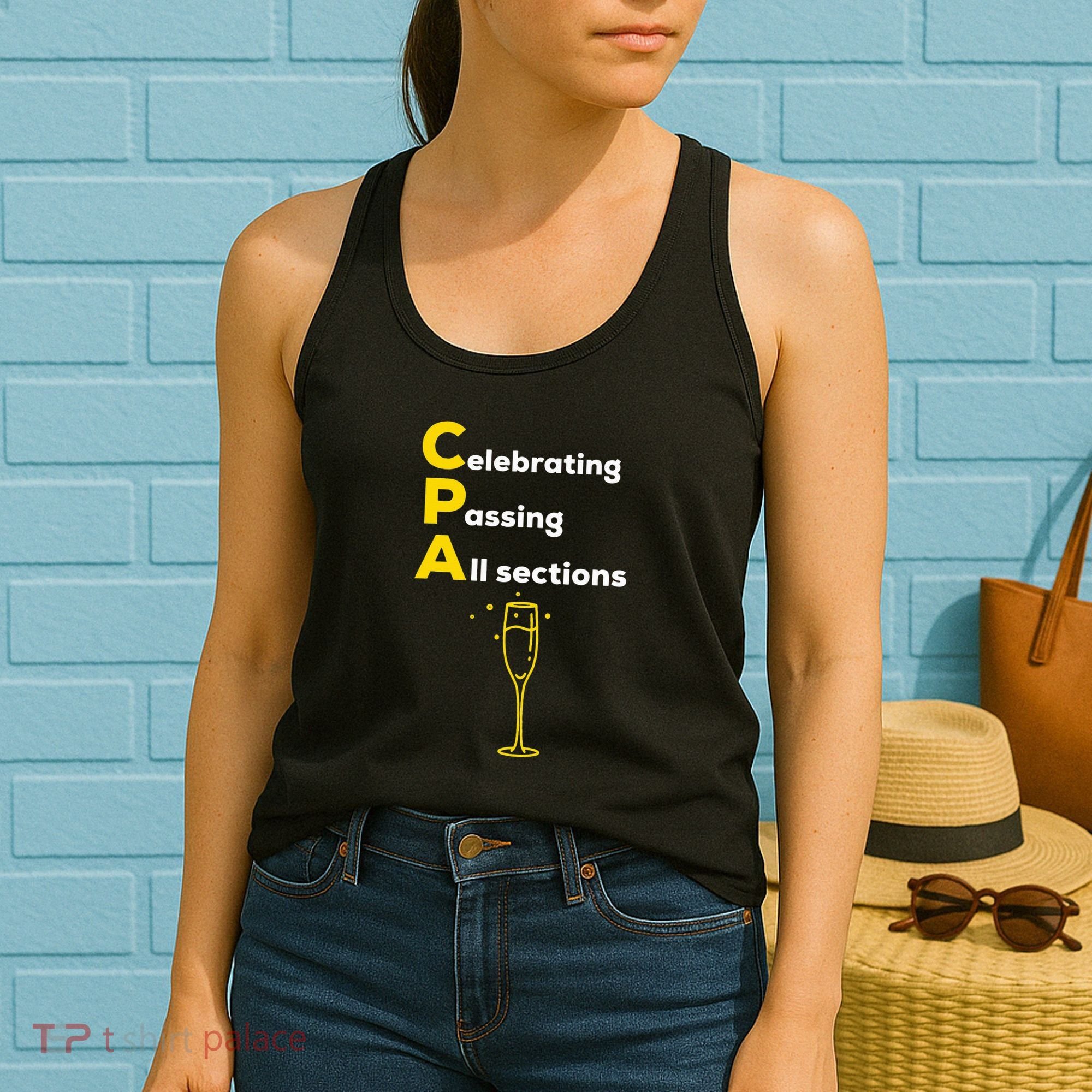 Cpa Celebrating Passing Test New Accountant Gift Women's Tank Top