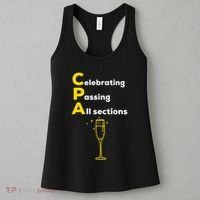 Cpa Celebrating Passing Test New Accountant Gift Women's Tank Top thumb 3
