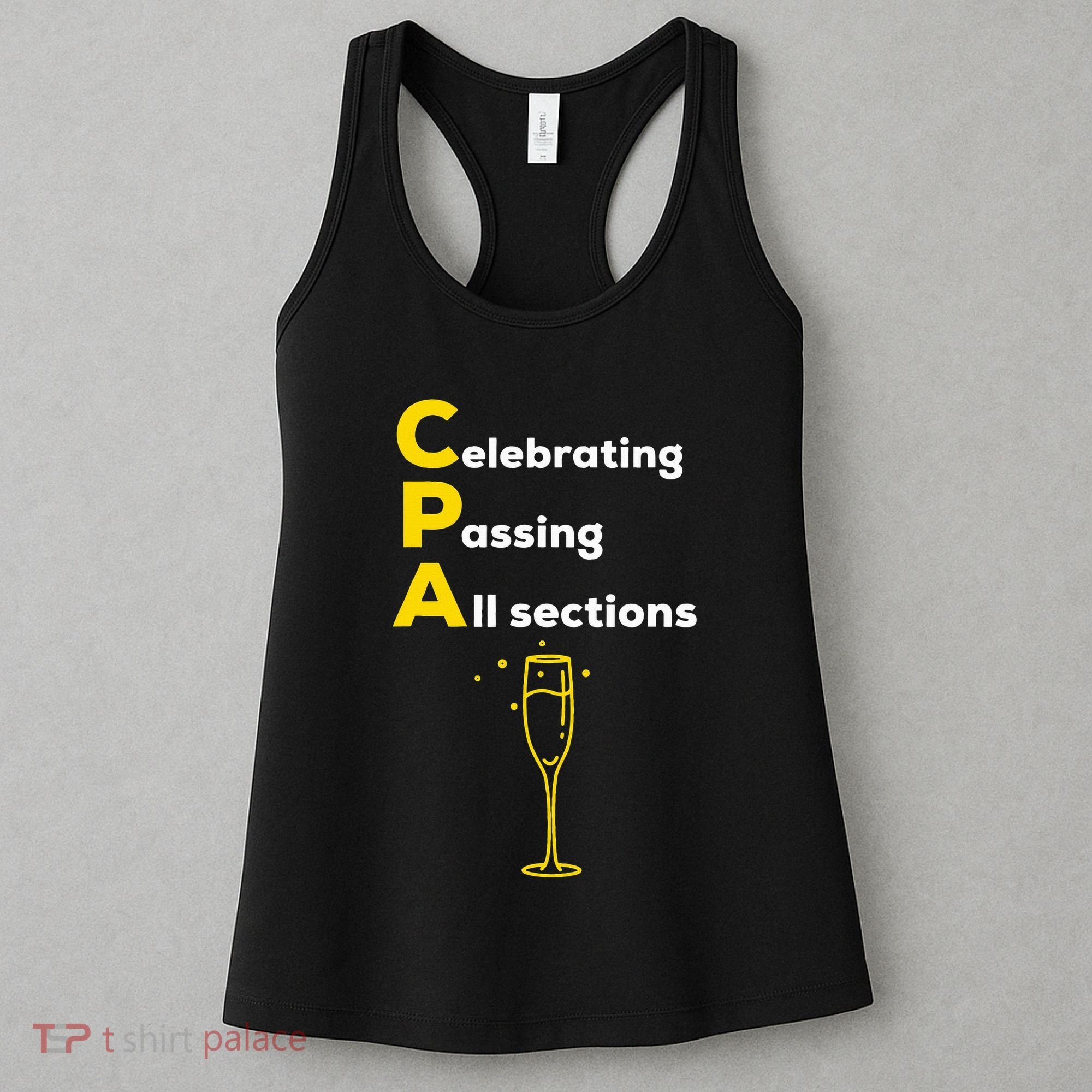 Cpa Celebrating Passing Test New Accountant Gift Women's Tank Top