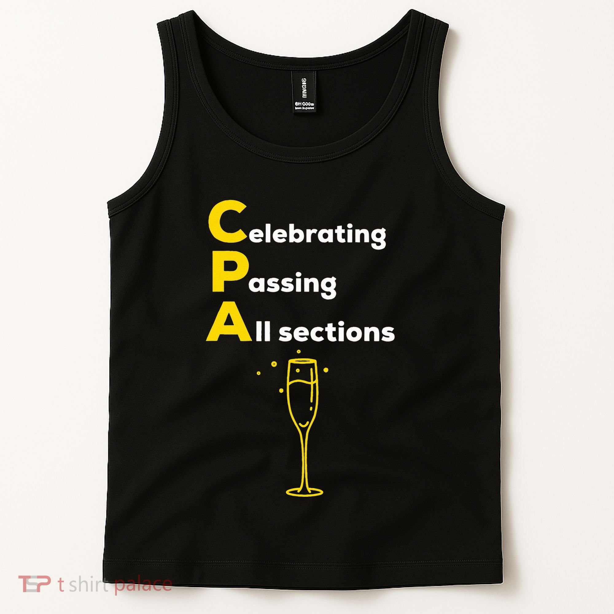 Cpa Celebrating Passing Test New Accountant Gift Tank Top