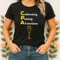 Cpa Celebrating Passing Test New Accountant Gift Women's T-Shirt thumb 2