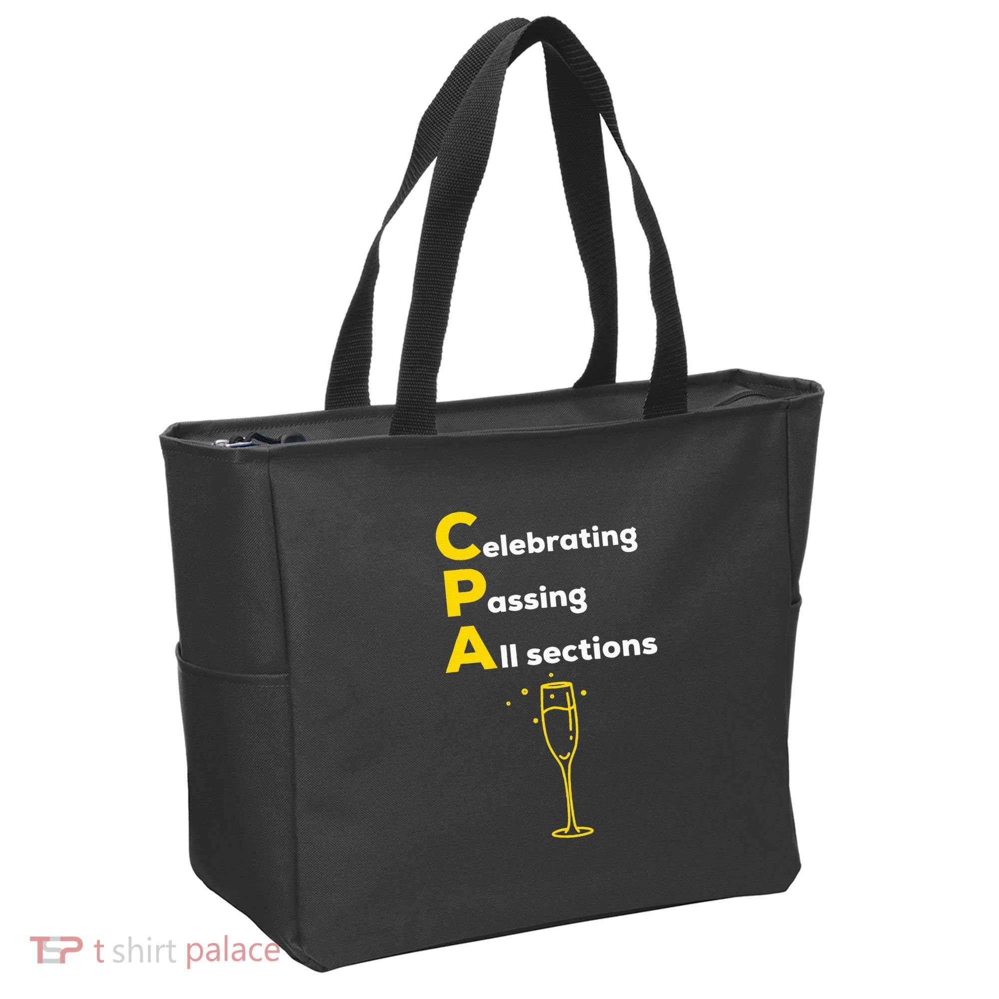 Cpa Celebrating Passing Test New Accountant Gift Tote Bag