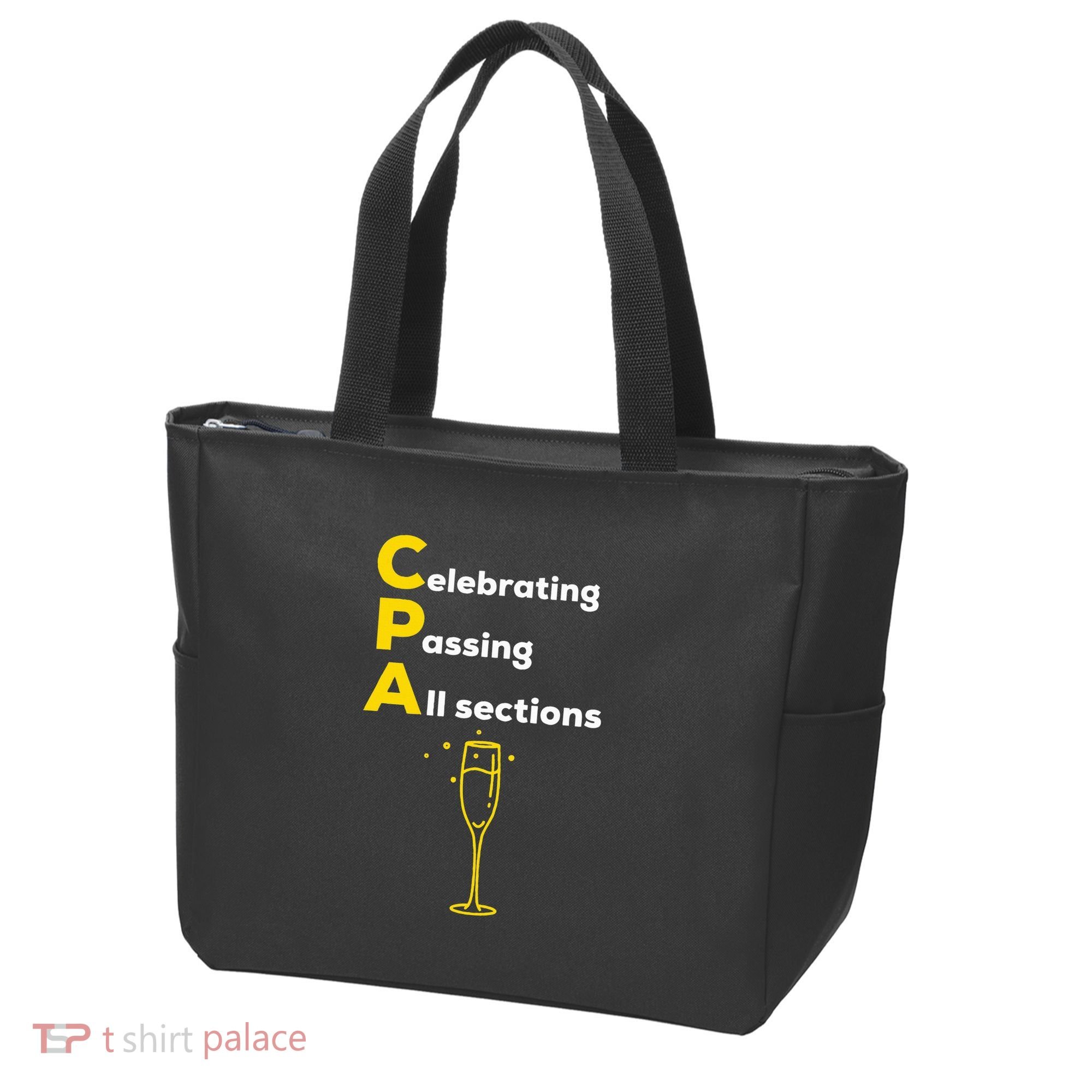 Cpa Celebrating Passing Test New Accountant Gift Tote Bag