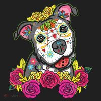 Cute Calavera Perro Dia De Los Muertos Halloween Dog Tumbler thumb 3