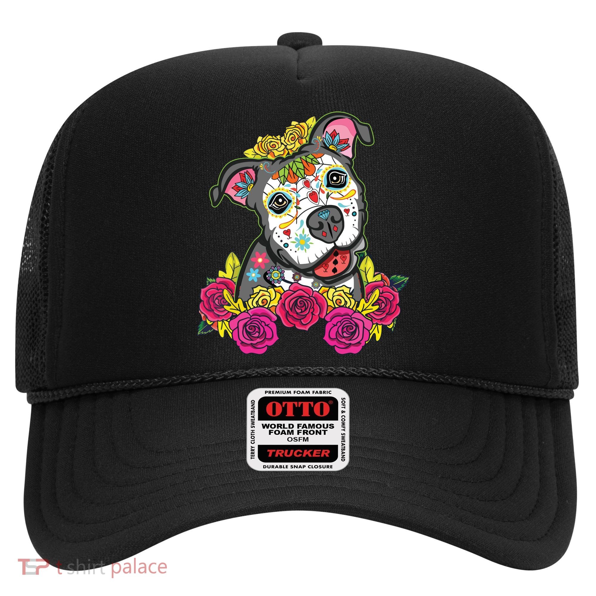 Cute Calavera Perro Dia De Los Muertos Halloween Dog Hat