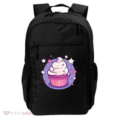 Cupcake Cute Pastel Kawaii Celestial Stars Baking Dessert Backpack