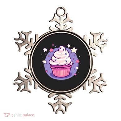 Cupcake Cute Pastel Kawaii Celestial Stars Baking Dessert Ornament