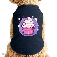 Cupcake Cute Pastel Kawaii Celestial Stars Baking Dessert Doggie Tank thumb 0