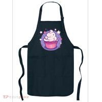 Cupcake Cute Pastel Kawaii Celestial Stars Baking Dessert Apron thumb 0