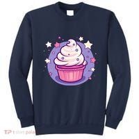Cupcake Cute Pastel Kawaii Celestial Stars Baking Dessert Sweatshirt thumb 0