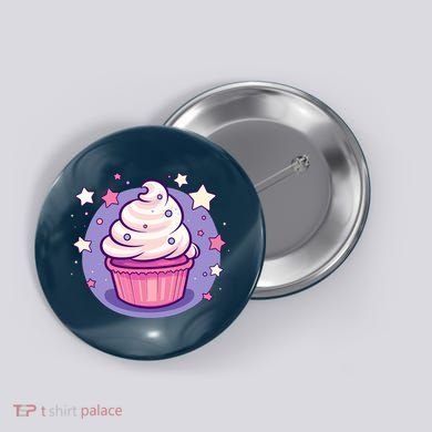 Cupcake Cute Pastel Kawaii Celestial Stars Baking Dessert Button