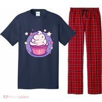 Cupcake Cute Pastel Kawaii Celestial Stars Baking Dessert Pajama Set thumb 0