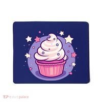 Cupcake Cute Pastel Kawaii Celestial Stars Baking Dessert Mousepad thumb 0