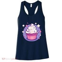 Cupcake Cute Pastel Kawaii Celestial Stars Baking Dessert Women's Tank Top thumb 0