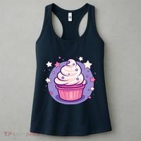 Cupcake Cute Pastel Kawaii Celestial Stars Baking Dessert Women's Tank Top thumb 3