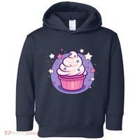 Cupcake Cute Pastel Kawaii Celestial Stars Baking Dessert Toddler Hoodie thumb 0