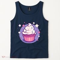 Cupcake Cute Pastel Kawaii Celestial Stars Baking Dessert Tank Top thumb 2