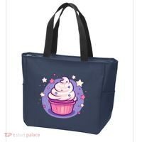 Cupcake Cute Pastel Kawaii Celestial Stars Baking Dessert Tote Bag thumb 3