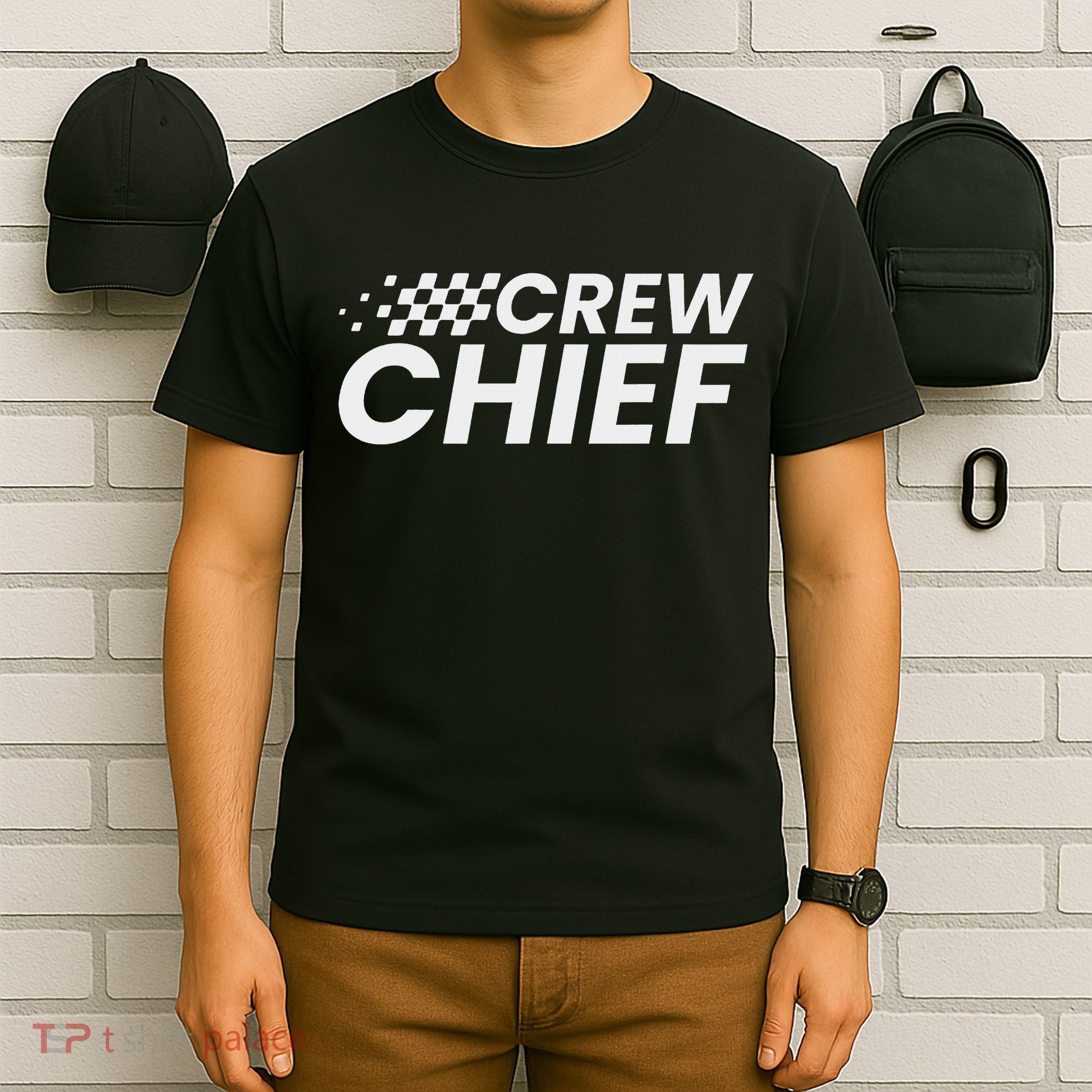 Crew Chief Pit Crew Racing Team Racer Car T-Shirt