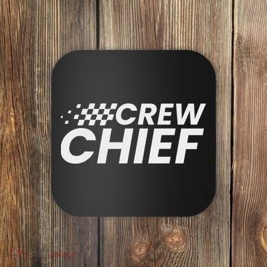 Crew Chief Pit Crew Racing Team Racer Car Coaster