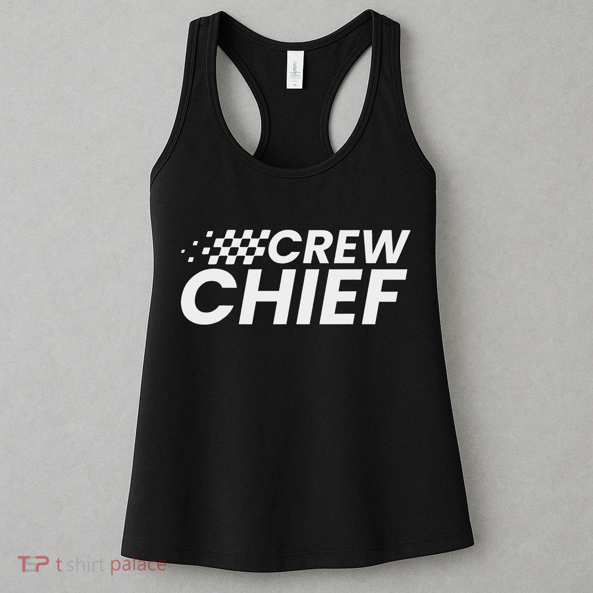 Crew Chief Pit Crew Racing Team Racer Car Women's Tank Top