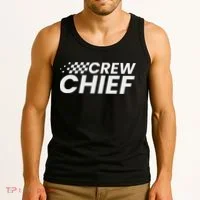 Crew Chief Pit Crew Racing Team Racer Car Tank Top thumb 3
