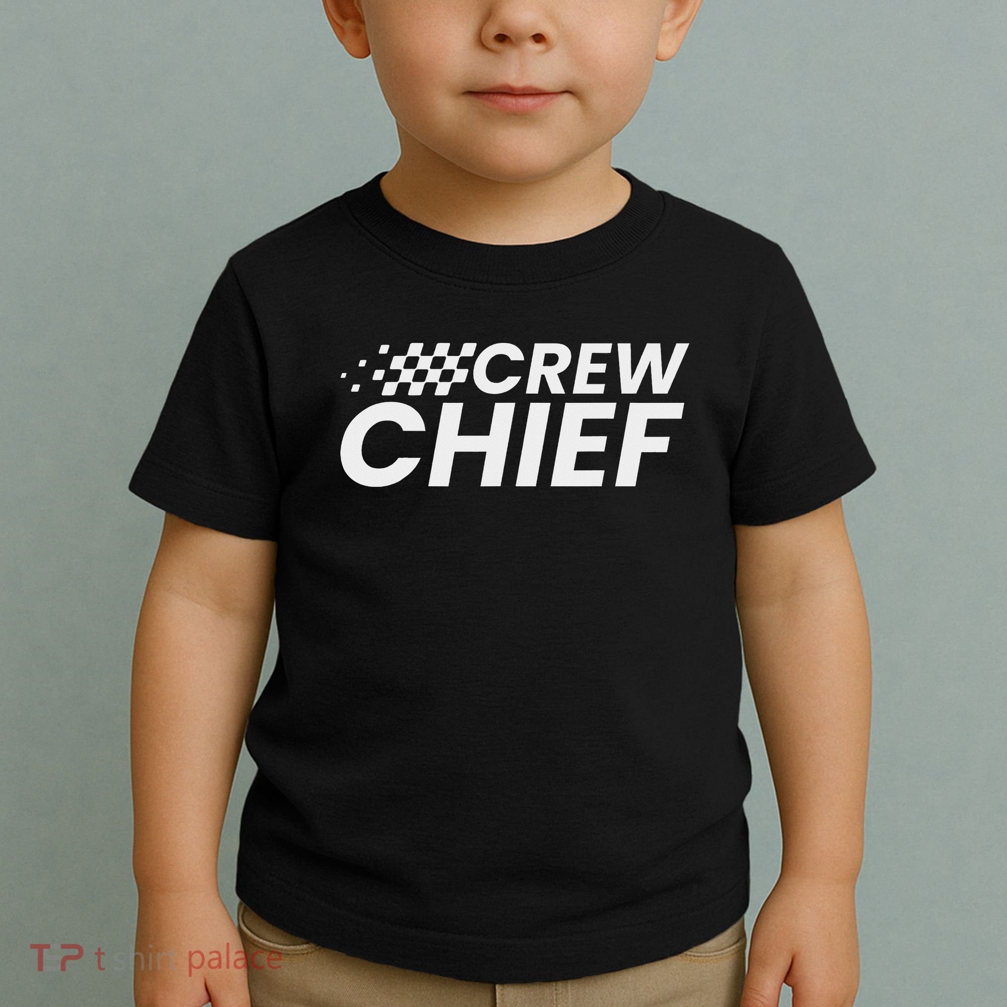 Crew Chief Pit Crew Racing Team Racer Car Toddler T-Shirt