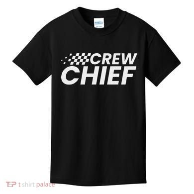 Crew Chief Pit Crew Racing Team Racer Car Kids T-Shirt