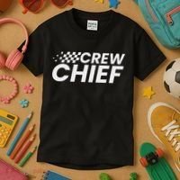 Crew Chief Pit Crew Racing Team Racer Car Kids T-Shirt thumb 3