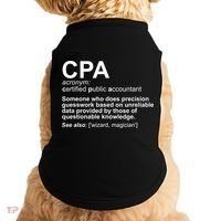 CPA Certified Public Gift Accountant Definition Funny Gift Doggie Tank thumb 0