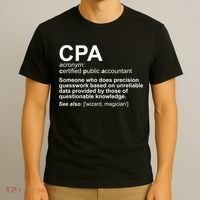 CPA Certified Public Gift Accountant Definition Funny Gift T-Shirt thumb 3