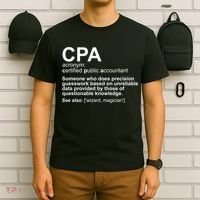 CPA Certified Public Gift Accountant Definition Funny Gift T-Shirt thumb 6
