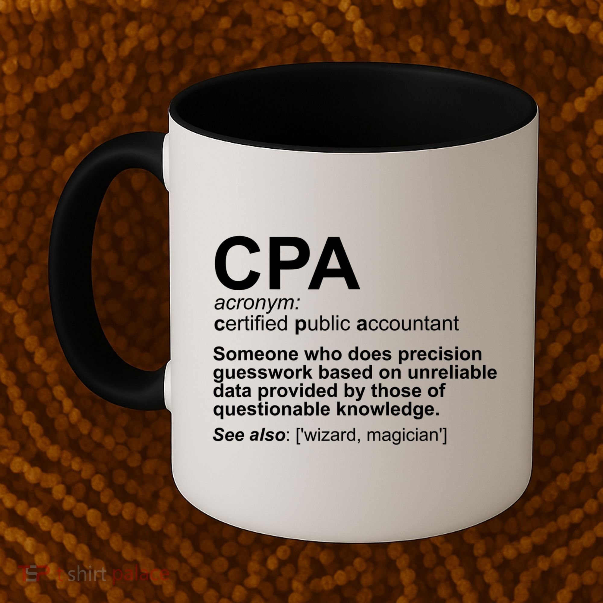 CPA Certified Public Gift Accountant Definition Funny Gift Coffee Mug