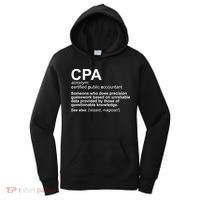 CPA Certified Public Gift Accountant Definition Funny Gift Women's Hoodie thumb 0
