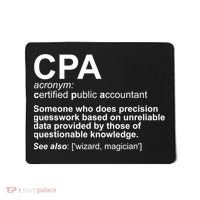 CPA Certified Public Gift Accountant Definition Funny Gift Mousepad thumb 0