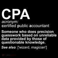 CPA Certified Public Gift Accountant Definition Funny Gift Mousepad thumb 1