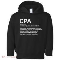 CPA Certified Public Gift Accountant Definition Funny Gift Toddler Hoodie thumb 0