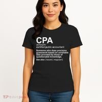 CPA Certified Public Gift Accountant Definition Funny Gift Women's T-Shirt thumb 4