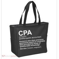 CPA Certified Public Gift Accountant Definition Funny Gift Tote Bag thumb 2