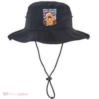 Christmas Capybara Pull Up Bucket Hat thumb 0
