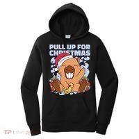 Christmas Capybara Pull Up Women's Hoodie thumb 0