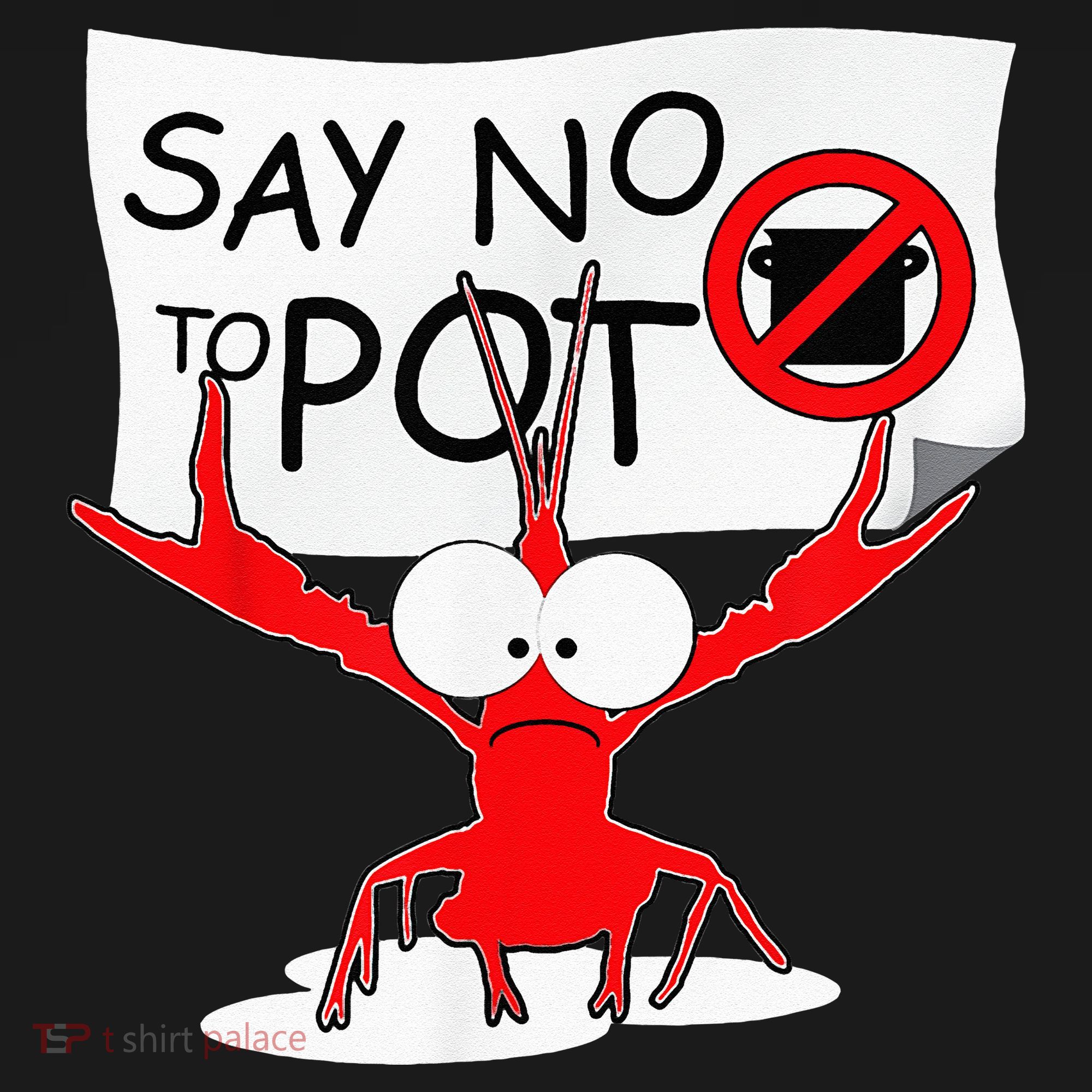 CFunny Crawfish Pun Say No To Pot Lobster Festival Hoodie