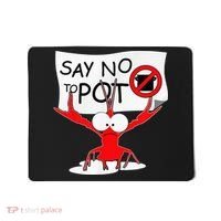 CFunny Crawfish Pun Say No To Pot Lobster Festival Mousepad thumb 0