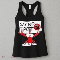 CFunny Crawfish Pun Say No To Pot Lobster Festival Women's Tank Top thumb 3