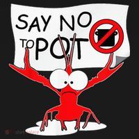 CFunny Crawfish Pun Say No To Pot Lobster Festival Women's Tank Top thumb 5