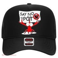 CFunny Crawfish Pun Say No To Pot Lobster Festival Hat thumb 0