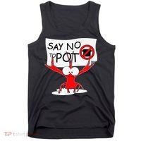 CFunny Crawfish Pun Say No To Pot Lobster Festival Tank Top thumb 0
