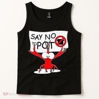 CFunny Crawfish Pun Say No To Pot Lobster Festival Tank Top thumb 2